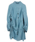 Drawstring Volume Mini Dress
